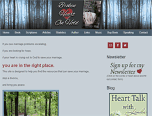 Tablet Screenshot of brokenheartonhold.com